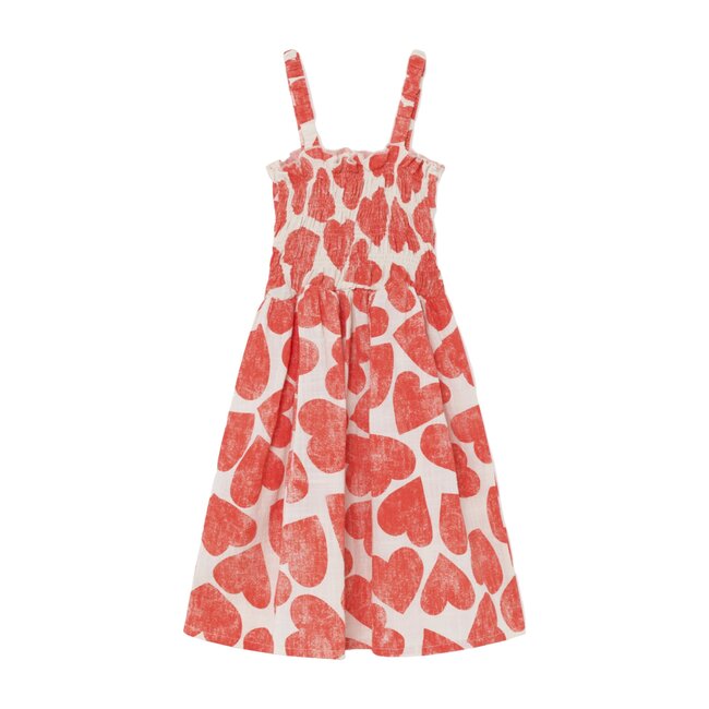 All Over Hearts Smoked Dress - Dresses - 1