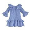 Willie Mae Peasant Dress, Blue - Dresses - 1 - thumbnail