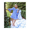 Willie Mae Peasant Dress, Blue - Dresses - 2