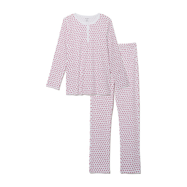 Women's Hearts Pajamas, Pink - Roller Rabbit Mommy & Me Shop | Maisonette