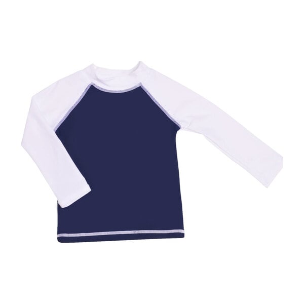 UPF 50+ Rash Guard Swim Top, Nautical