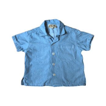 denim camp shirt