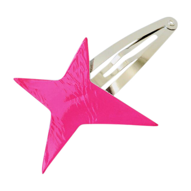 Team Amulet Hair Pin, Fluo Pink