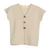 Max Knit Vest, Ice - Vests - 1 - thumbnail