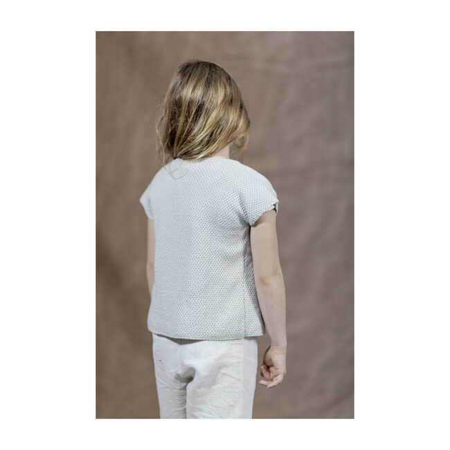 Max Knit Vest, Ice - Vests - 4
