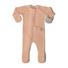 Solid Zipper Footie, Prickly Pear - Onesies - 3