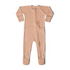 Solid Zipper Footie, Prickly Pear - Onesies - 4
