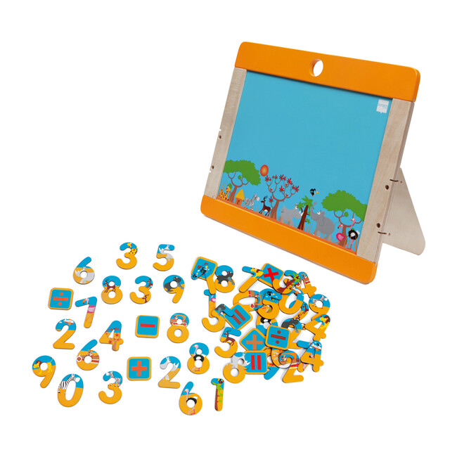 Safari Desktop Easel with 123 Magnets - Puzzles - 1