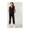 Jones Jumpsuit, Black - Rompers - 3