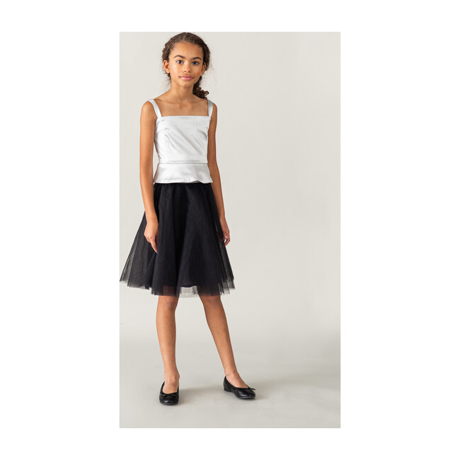 Courtney Skirt, Black & Silver