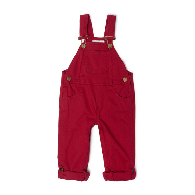 Red Denim Overalls - Overalls - 1