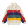Multicolor Tracksuit Jacket, Turtledove - Jackets - 1 - thumbnail