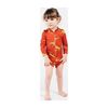Leopard Swim Playsuit, Mocha Bisque - One Pieces - 3