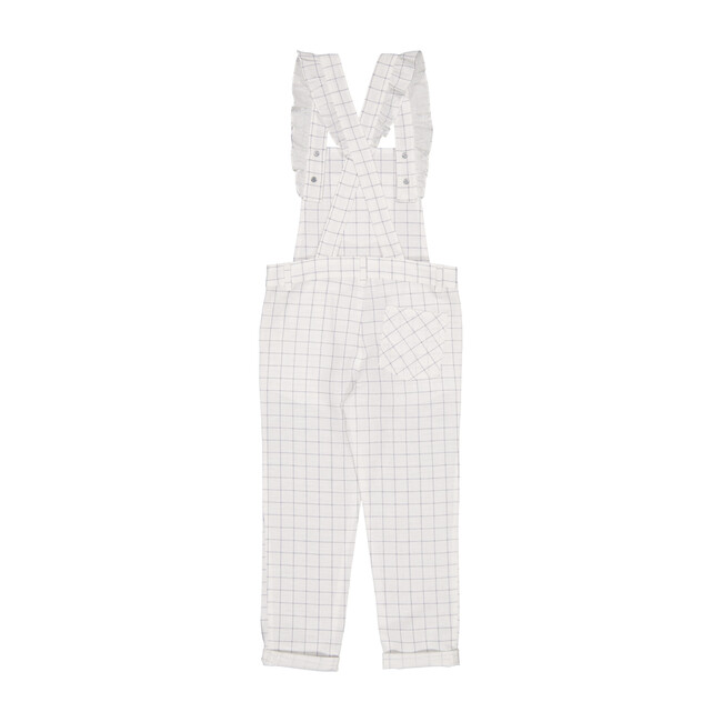 Georgette Overalls, Charcoal Squares - Overalls - 2