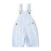 Blue Seersucker Overall Shorts - Overalls - 1 - thumbnail
