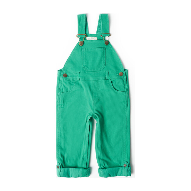 emerald green overalls