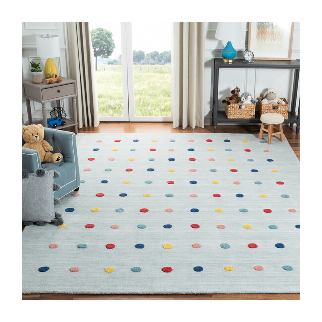 Kids Carter Rug, Grey