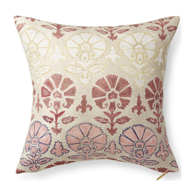 blush pillows and throws