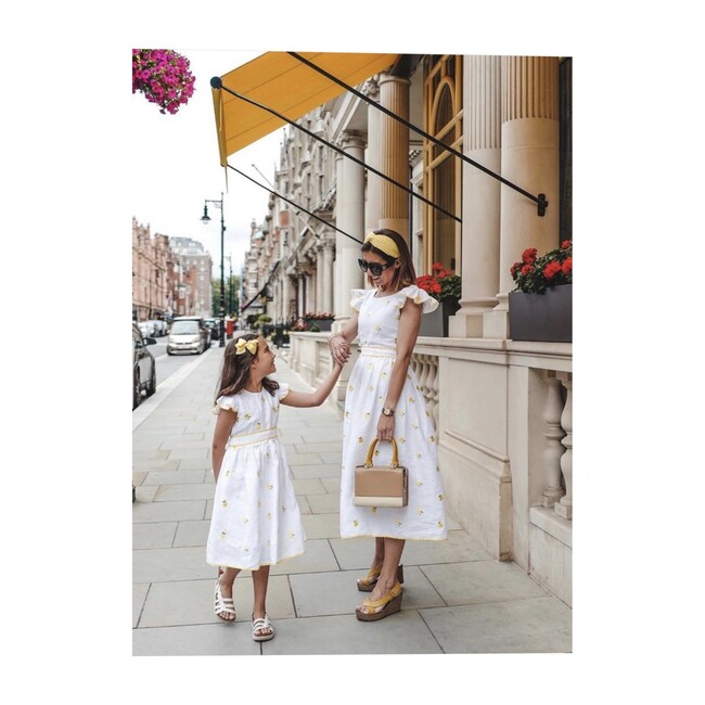 Women's Lemon dress, White