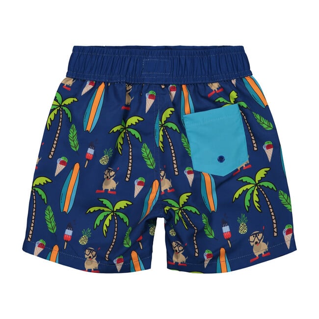 Cabana Chill Swim Trunk, Blue Surf