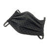 Reusable Youth Cloth Face Mask, Black Swiss Dot - Face Masks - 1 - thumbnail