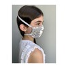 Reusable Youth Cloth Face Mask, Black Swiss Dot - Face Masks - 2
