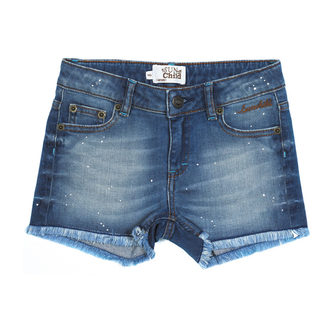Praslin Jean Shorts, Blue