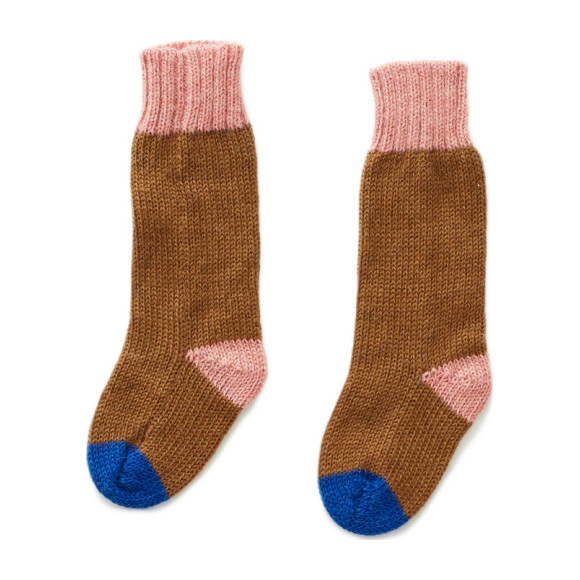 Olive and Peony Long Socks