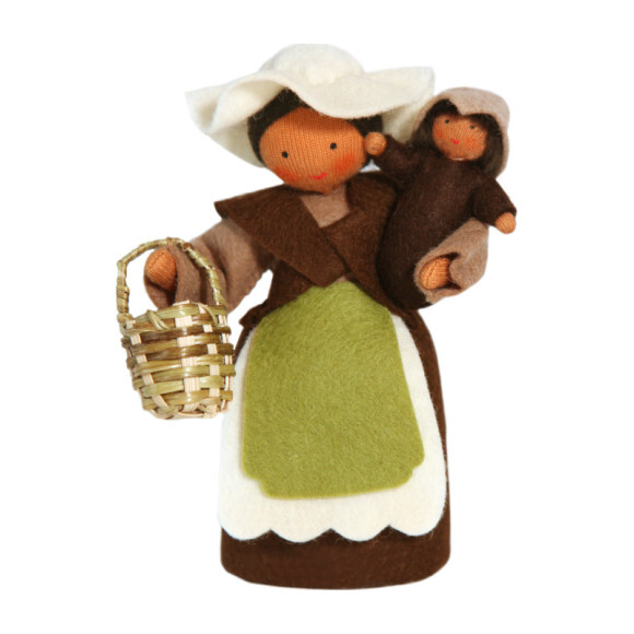 Mother Earth Doll with Baby - Dolls - 1