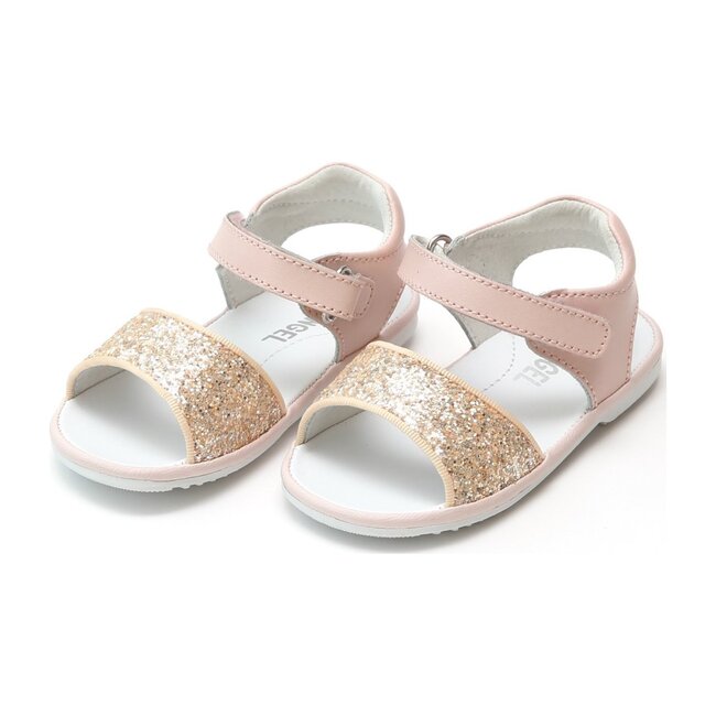 Baby Elise Glitter Open Toe Sandal, Pink