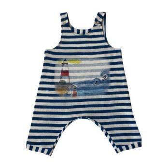 Salopette, Montauk Blues Stripes - Overalls - 1