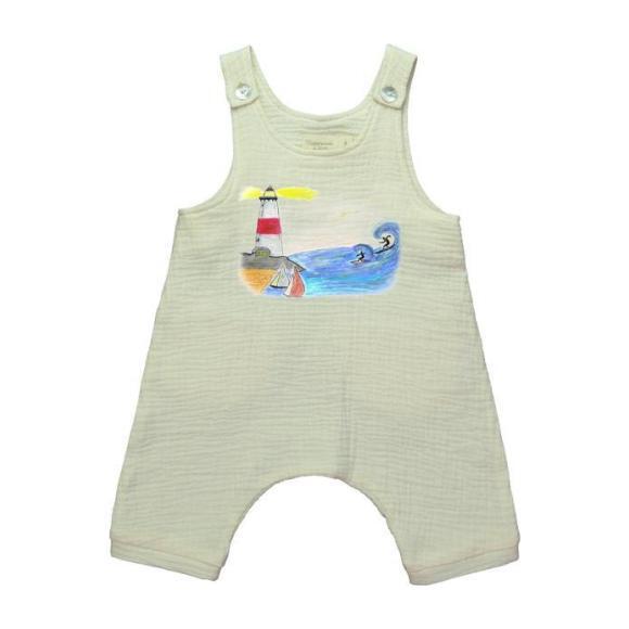 Salopette, Montauk Off White - Overalls - 1
