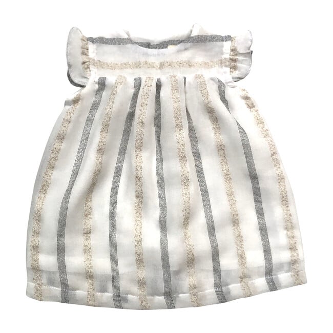 Dorothy Dress, Cream Stripes