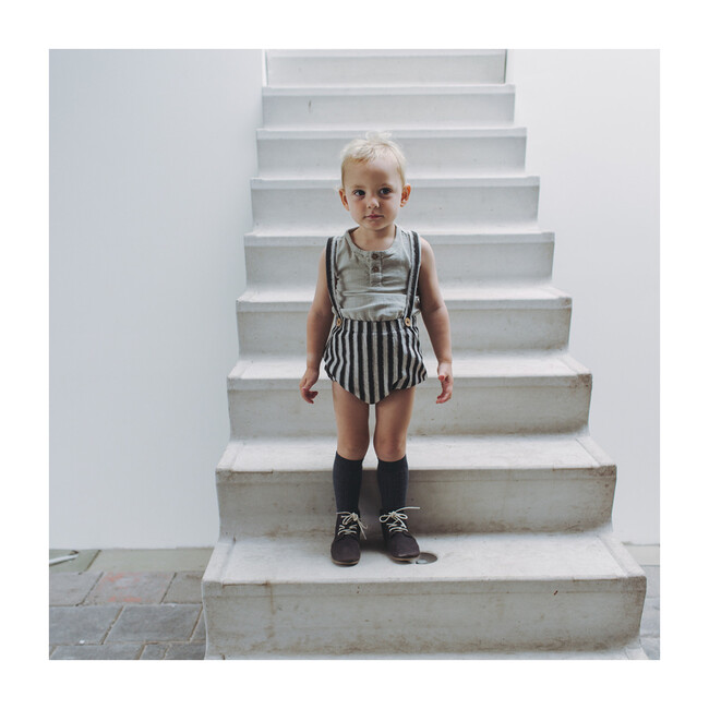 Strap Bloomers, Slate Stripe - Bloomers - 3