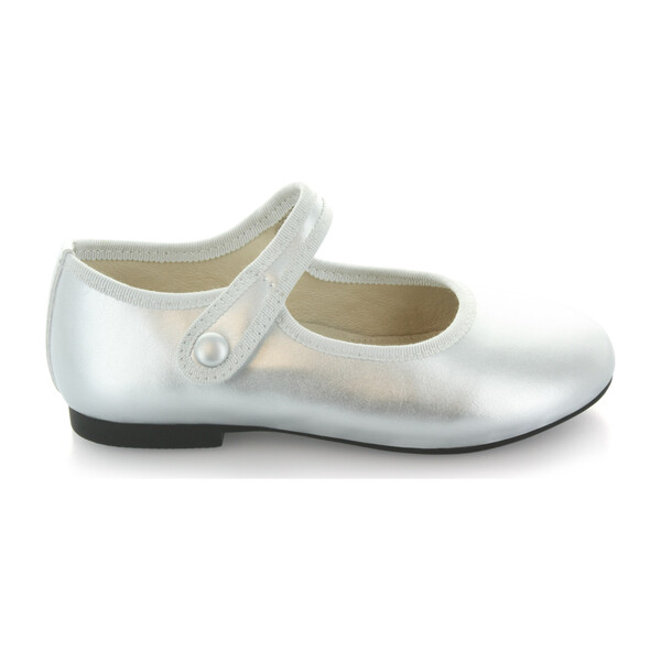 silver mary jane shoes