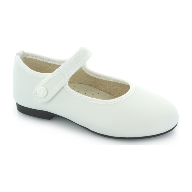 Jenna's Mary Jane, White - Hoo Shoes Shoes | Maisonette