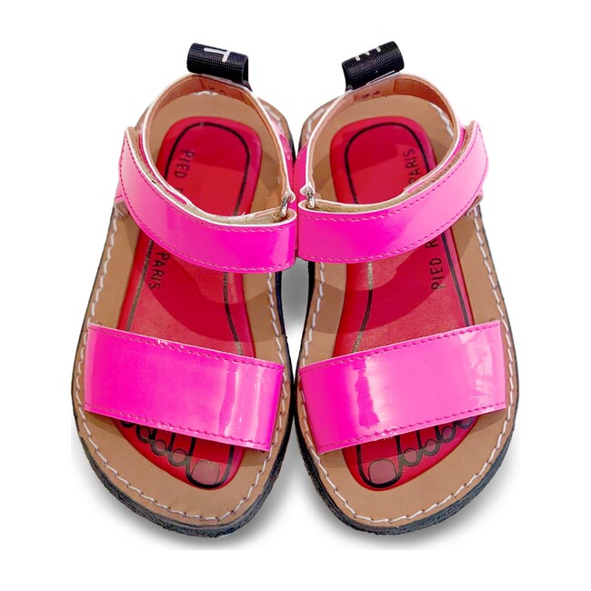 Izy Leather Sandal, Bubblegum Pink