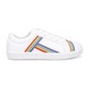 Marley's Ribbon Lace Sneaker, White Rainbow - Sneakers - 1 - thumbnail