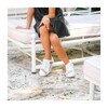 Marley's Ribbon Lace Sneaker, White Rainbow - Sneakers - 3