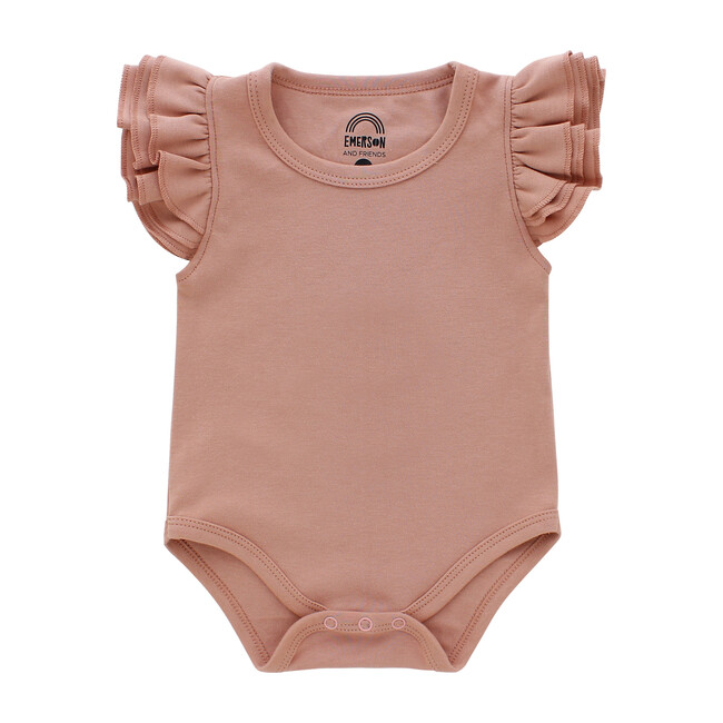 baby girl flutter sleeve onesie