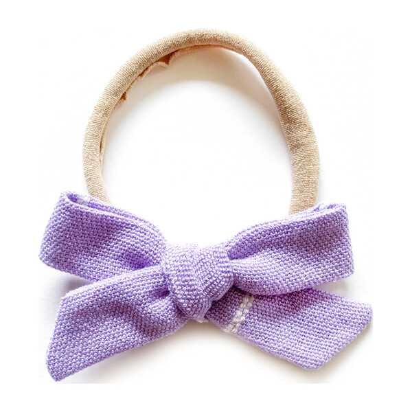 Mini Schoolgirl Headband, Flor de Lavanda