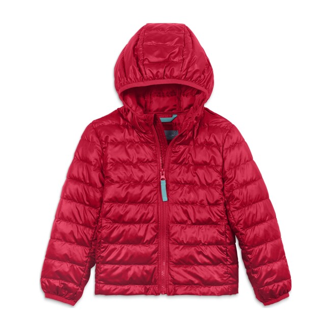 Everykid Puffer Jacket, Cherry - Jackets - 1