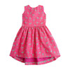 Cross Back Hi-Lo Flamingo Dress, Pink - Dresses - 1 - thumbnail
