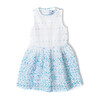 Clarissa Blue & White Dress - Dresses - 1 - thumbnail