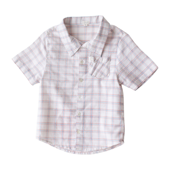 Chex Thistle Shirt, White