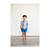 Chex Thistle Shirt, Blue