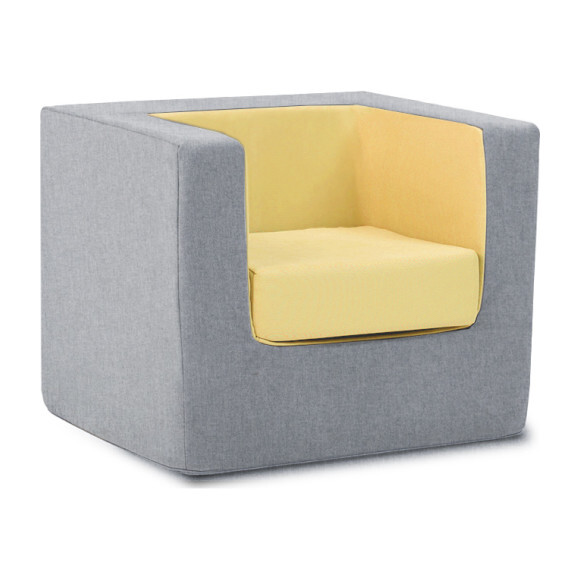 yellow nursery chair