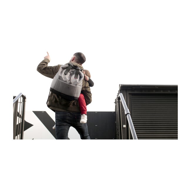 Top N'Tail Backpack, Grey - Diaper Bags - 8