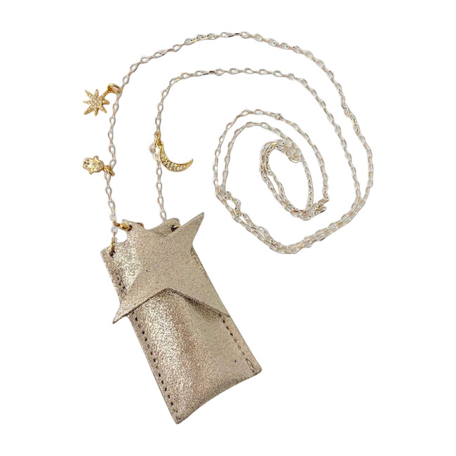 Amulet Crystal Sparkle Necklace, Champagne