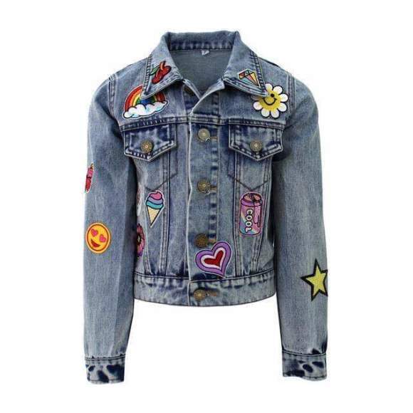 All About the Patch Crop Denim Jacket